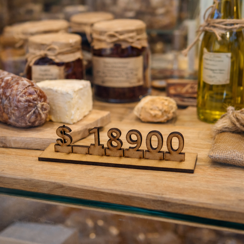 Display de Precios Intercambiables