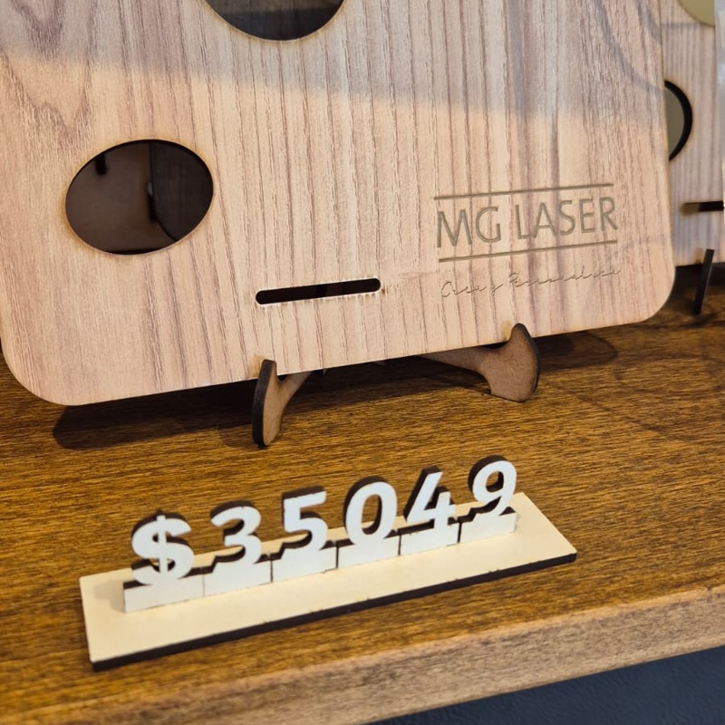 Display de Precios Intercambiables